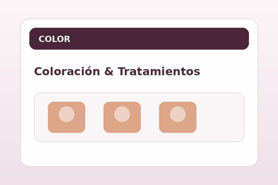 Servicio demostrativo de coloración