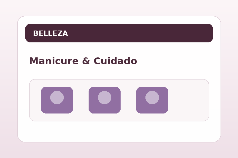 Servicio demostrativo de manicure